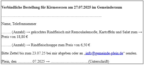 Anmeldung Essen Kirmes